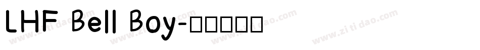 LHF Bell Boy字体转换